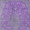 Homeroots 8' X 10' Purple And Gray Medallion Washable Indoor Outdoor Area Rug 616295 - alternate 9