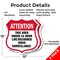 Signmission 24 Hour Surveillance Shield Sign Attenti, 12 inch X 12 inch, Aluminum Metal Sign, 2PK SHI-A-2PACK-12-352 - alternate 5