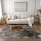 Homeroots 3' X 5' Brown and Gray Abstract Washable Non Skid Indoor Outdoor Area Rug 559436 - alternate 6