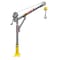 Oz Lifting Products 500 lb steel davit crane with 2500 lb carbon steel brake winch OZ500DAV-HND2 - alternate 7