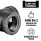 B & K 1/4 in. MIP each X 1/4 in. D FIP Black Malleable Iron 90 Degree Street Elbow 310SE90-14 - alternate 4