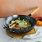 Oster Bressler 13.5in Nonstick Carbon Steel Wok with Wooden Handle 137516.01 - alternate 4