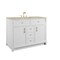 James Martin Vanities Bellshire 48" Single Vanity, Bright White w/ 3 CM Tajnar Eclos Top 660-V48-BW-3TJR - alternate 7