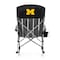 Picnic Time Family Of Brands NCAA Michigan Wolverines Outdoor Rocking Camp Chair - XL Heavy Duty Camping Chair 805-01-175-344-0 - alternate 1