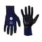 General Electric Unisex Dipped Gloves Black/Blue XL 1 pair GG215XLC - alternate 1