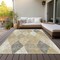 Homeroots 5' X 8' Wheat Taupe And Ivory Argyle Washable Indoor Outdoor Area Rug 613742 - alternate 6