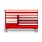 Tekton Rolling Tool Cabinet, 11 Drawer, Red, Steel, 60 in W x 27 in D x 41-1/2 in H OCL63202STM - alternate 13