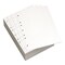Lettermark Custom Cut-Sheet Copy Paper, 92 Bright, 7-Hole Side Punched, 20 lb Bond Weight, 8.5x11, White, 500PK 30748/DPP851271 - alternate 4