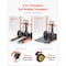 Vevor Material Lift Winch Stacker 450 lbs Pallet Truck Dolly 35.8-inch Lift scddc900 - alternate 7