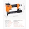 Vevor Pneumatic Staple Gun 22 Gauge for 71 Series Fine Wire Staples 3/8 in Crown 7116A - alternate 7