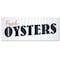 Signmission Oysters, 48 Inch, Banner B-120-30408 - alternate 1