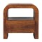 Homeroots 18" Brown Solid Wood Two Drawer Nightstand 701736 - alternate 8