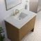 James Martin Vanities Hudson 36" Single Vanity, Honey Oak w/ 3 CM Eternal Jasmine Pearl Silestone Top 435-V36-HNO-3EJP - alternate 8