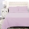 Homeroots Lilac King 100% Cotton 300 Thread Count Washable Duvet Cover Set 528538 - alternate 5
