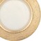 Homeroots 13in Clear And Gold Round Glass Handmade Charger Plate 375871 - alternate 7