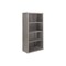 Homeroots Taupe Wood Four Tier Bookcase 333358 - alternate 5