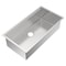Whitehaus Collection Whitehaus 36 in Undermount Single Bowl 16 Gauge Brushed Stainless Steel Workstation Sink WHSW3619 - alternate 5