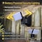 Iq America Dynamic Tracking Battery Powered Motion Security Light - 1500 Lumens Outdoor LED, Black IBT-2415-BK - alternate 7