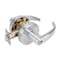 Global Door Controls GAL Series Pisa Style Heavy-Duty Commercial Cylindrical Lever, Grade 2 Entry in Brushed Chrome GAL-1151P-626 - alternate 10