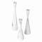 Fabulaxe Marble Resin Candle Holders - Pack of 18 White Decorative Taper Candlesticks for Home Decor,  QI004063.WT.6 - alternate 9