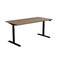 Homeroots 48" Wood Brown and Black Writing Desk 524934 - alternate 6