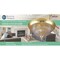 Boston Harbor Single Light Flush Mount Ceiling Fixture, 120 V, 60 W, 1-Lamp, A19 or CFL Lamp F52BB01-8030C3L - alternate 3