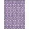 Homeroots 9' X 12' Purple And Ivory Geometric Washable Indoor Outdoor Area Rug 596061 - alternate 6
