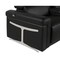 Homeroots Black Italian Leather Power Reclining U Shaped Ten Piece Corner Sectional With Console 634693 - alternate 11