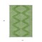 Homeroots 10' X 14' Green And Ivory Geometric Washable Indoor Outdoor Area Rug 598567 - alternate 7