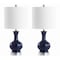 Jonathan Y Cox 22" Metal/Glass LED Table Lamp, Navy, 2PK JYL4033C-SET2 - alternate 8