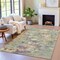Homeroots 8' X 10' Sage Gray And Plum Abstract Washable Indoor Outdoor Area Rug 630906 - alternate 5
