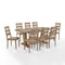 Crosley Joanna 9-Piece Dining Table Set For 8 KF13068RB-RB - alternate 1