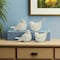 Homeroots Set of Four Ivory Ceramic Bird Figurines, 4PK 518046 - alternate 4