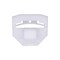 Auveco Mercedes Body Side Moulding Clip White Nylon, 10PK 20199 - alternate 2
