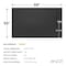 Anzzi 59 in. x 35 in. Barrier-Free Curbless Shower Base in Black with Reversible Drain and Slip-Resistant SB-AZ609RL-BL - alternate 7