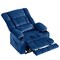 Homeroots 38" Blue Tufted Velvet Heated Massage Lift Assist Recliner With USB 718903 - alternate 10
