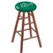 Holland Bar Stool Co Oak Bar Stool, Medium Finish, South Florida Seat RC30OSMed - alternate 1
