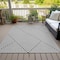Homeroots 10' X 14' White And Black Geometric Washable Indoor Outdoor Area Rug 612165 - alternate 6