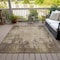 Homeroots 3' X 5' Brown And Beige Abstract Washable Indoor Outdoor Area Rug 612310 - alternate 9