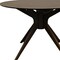 Homeroots 47" Walnut Solid Wood Pedestal Base Round Top Dining Table 716294 - alternate 5