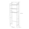 Mainstays 3-Shelf Over-The-Toilet Bathroom Space Saver in Satin Nickel 750123914M - alternate 5