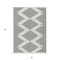Homeroots 3' X 5' Ivory And Black Geometric Washable Indoor Outdoor Area Rug 598580 - alternate 7
