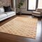 Homeroots 10' X 14' Peach And Rust Polka Dot Washable Indoor Outdoor Area Rug 615931 - alternate 9