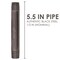 Ace Trading - Nipple 1/2 in. MIP each X 1/2 in. D MIP Black Steel 5-1/2 in. L Nipple 300UP12X512 - alternate 7