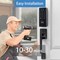 Wrightmaster 5-in-1 Aluminum Smart Pad Lock with Handle Set, App Control, Fingerprint, IC Card, Keypad, Auto-Lock ZR-D3 - alternate 7
