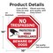 Signmission No Trespassing Protected by Video S, 10 inch X 10 inch, Aluminum Metal Signs, 2PK OC-A-2PACK-10-100 - alternate 5