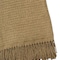 Homeroots 50" X 67" Stone Cotton Blend Woven Throw Blanket with Fringe 632914 - alternate 5