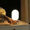 Jonathan Y Eli 8" Modern Minimalist Iron Rechargeable Integrated Portable LED Table Lamp, Nickel/White JYL7111B - alternate 8