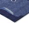 Homeroots 5' X 8' Navy Blue Ivory And Gray Abstract Washable Indoor Outdoor Area Rug 599587 - alternate 7