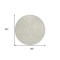 Homeroots 8' Beige And Ivory Round Geometric Washable Indoor Outdoor Area Rug 596898 - alternate 7
